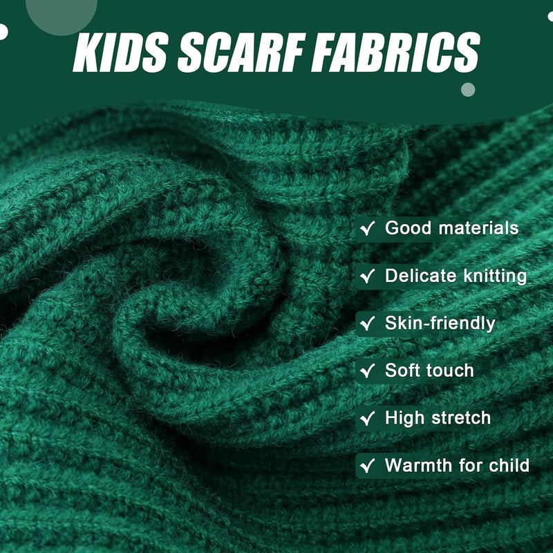 YATANAM Toddler Scarf Warm Knit Kids Neck Warmer Soft Stretch Baby Winter Scarves for Boys Girls - Image 5